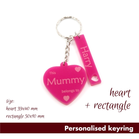 Belongs to - Heart rectangle -
