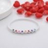 Unique White Beaded Bracelets 401N