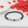 Unique Pearl Black Beaded Bracelets 440M