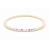 Unique Cream Beaded Bracelets 403N