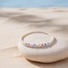 Unique Cream Beaded Bracelets 403N