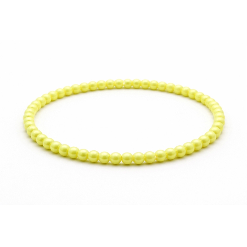 Unique Pastel Lime Beaded Bracelets 404A