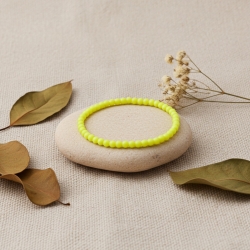 Unique Pastel Lime Beaded Bracelets 404A