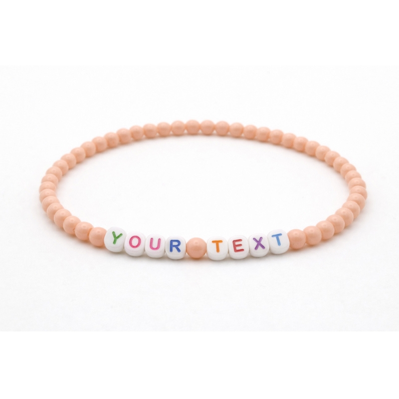 Unique Apricot Beaded Bracelets 407N