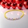 Unique Yellow Beaded Bracelets 406N