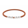 Unique Reddish Metallic Beaded Bracelets 409M