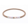 Unique Taupe Beaded Bracelets 410N