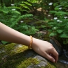 Unique Metallic Gold Beaded Bracelets 408A