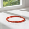 Unique Reddish Metallic Beaded Bracelets 409A