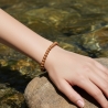 Unique Taupe Beaded Bracelets 410A