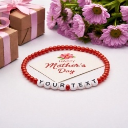 Unique Reddish Metallic Beaded Bracelets 409M