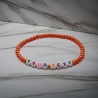 Unique Reddish Metallic Beaded Bracelets 409N