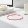 Unique Baby Pink Beaded Bracelets 412A