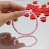Unique Baby Pink Beaded Bracelets 412A