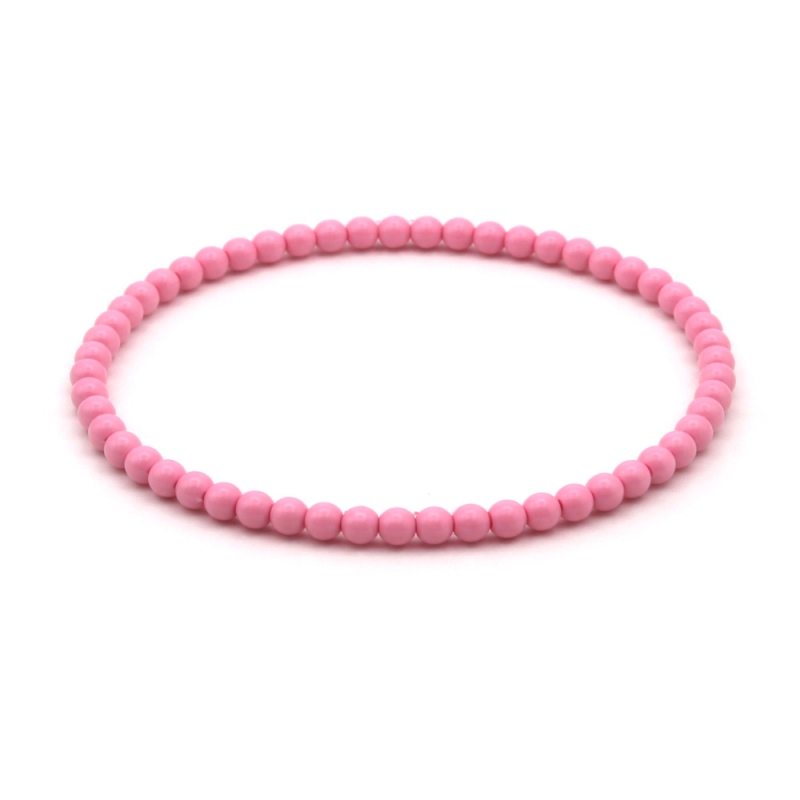 Unique Soft Pink Beaded Bracelets 414A