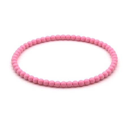 Unique Soft Pink Beaded Bracelets 414A