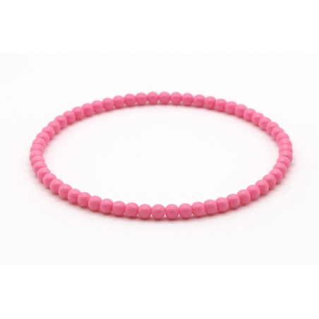 Unique Pink Beaded Bracelets 415A
