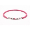 Unique Pink Beaded Bracelets 415M