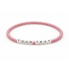 Unique Rose Metallic Beaded Bracelets 416M