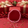 Unique Soft Pink Beaded Bracelets 414A