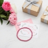 Unique Soft Pink Beaded Bracelets 414A
