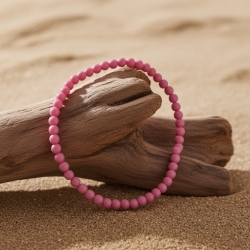 Unique Soft Pink Beaded Bracelets 414A