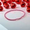 Unique Soft Pink Beaded Bracelets 414A