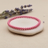 Unique Pink Beaded Bracelets 415A