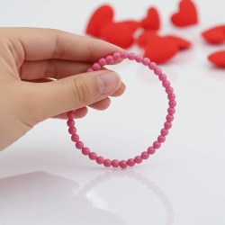 Unique Pink Beaded Bracelets 415A