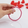 Unique Pink Beaded Bracelets 415A