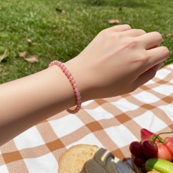 Unique Rose Metallic Beaded Bracelets 416A