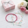 Unique Pink Beaded Bracelets 415M