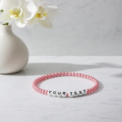 Unique Rose Metallic Beaded Bracelets 416M