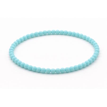 Unique Baby Blue Beaded Bracelets 419A