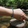 Unique Pearl Light Blue Beaded Bracelets 420A