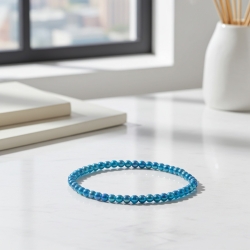 Unique Pearl Light Blue Beaded Bracelets 420A