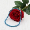Unique Pearl Light Blue Beaded Bracelets 420A