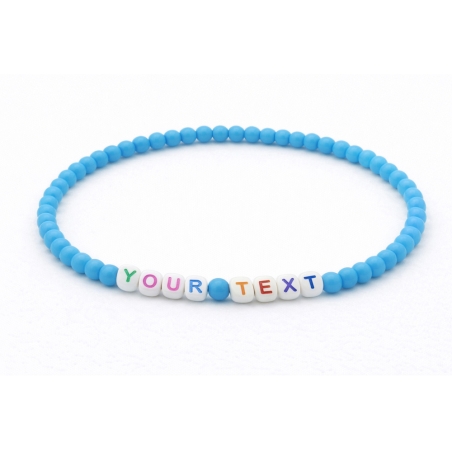 Unique Blue Beaded Bracelets 423N