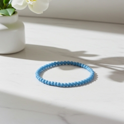 Unique Light Blue Beaded Bracelets 421A