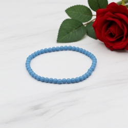 Unique Light Blue Beaded Bracelets 421A