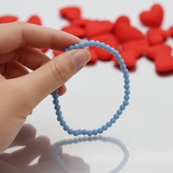 Unique Light Blue Beaded Bracelets 421A