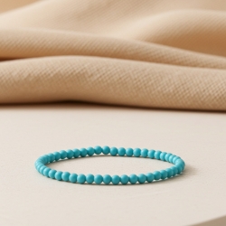 Unique Light Aqua Beaded Bracelets 422A