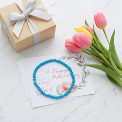 Unique Blue Beaded Bracelets 423A