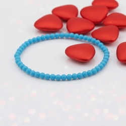 Unique Blue Beaded Bracelets 423A