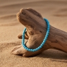 Unique Blue Beaded Bracelets 423A