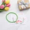 Unique Light Green Beaded Bracelets 425A