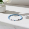 Unique Light Blue Beaded Bracelets 421M
