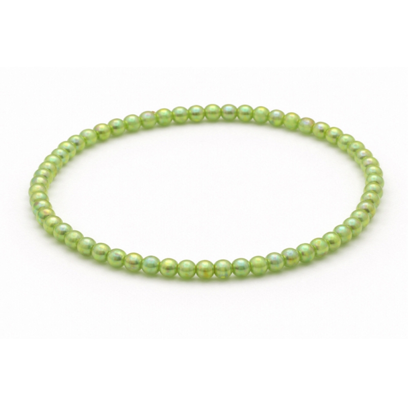 Unique Pearl Green Beaded Bracelets 426A