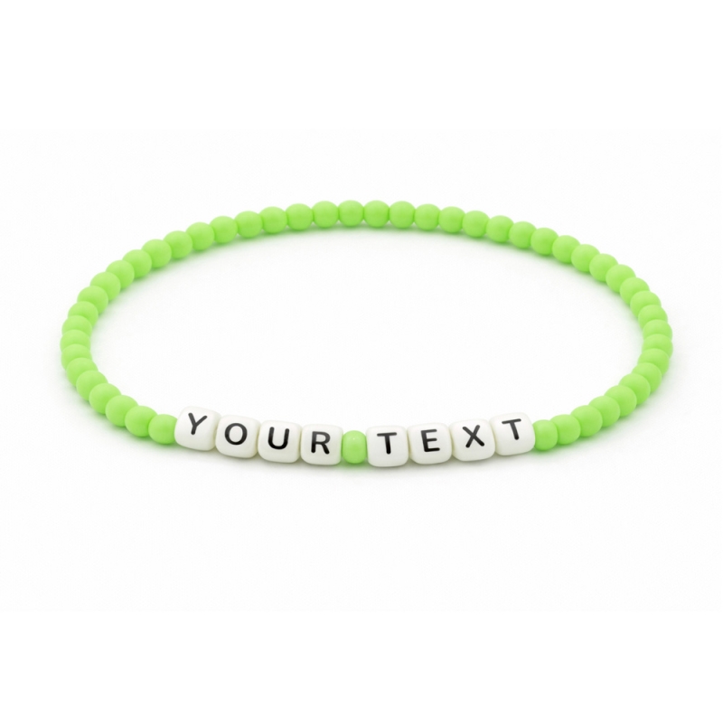 Unique Apple Green Beaded Bracelets 427M