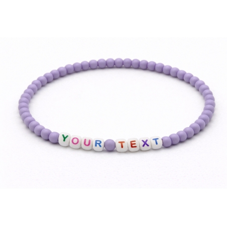Unique Lavender Beaded Bracelets 430N